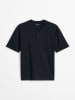 Marc O´Polo Bodywear Pyjama-Oberteil in Schwarz