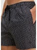Marc O´Polo Bodywear Badeshorts in Schwarz/ Weiß