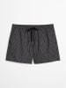 Marc O´Polo Bodywear Badeshorts in Schwarz/ Weiß