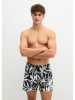 Marc O´Polo Bodywear Badeshorts in Schwarz/ Weiß