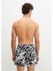Marc O´Polo Bodywear Badeshorts in Schwarz/ Weiß