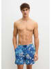 Marc O´Polo Bodywear Badeshorts in Dunkelblau/ Türkis