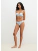 Marc O´Polo Bodywear Stringi w kolorze błękitno-białym