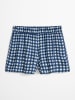 Marc O´Polo Bodywear Pyjama-Shorts in Dunkelblau/ Weiß