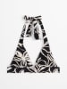 Marc O´Polo Bodywear Biustonosz bikini w kolorze czarno-białym