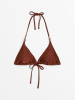Marc O´Polo Bodywear Bikini-Oberteil in Braun