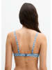 Marc O´Polo Bodywear Biustonosz bikini w kolorze błękitno-białym