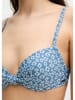 Marc O´Polo Bodywear Biustonosz bikini w kolorze błękitno-białym