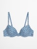 Marc O´Polo Bodywear Biustonosz bikini w kolorze błękitno-białym