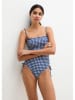 Marc O´Polo Bodywear Badeanzug in Dunkelblau/ Weiß