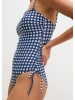 Marc O´Polo Bodywear Badeanzug in Dunkelblau/ Weiß