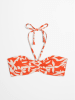 Marc O´Polo Bodywear Biustonosz bikini w kolorze pomarańczowo-białym
