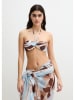 Marc O´Polo Bodywear Biustonosz bikini w kolorze brązowo-błękitno-kremowym