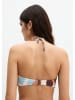 Marc O´Polo Bodywear Biustonosz bikini w kolorze brązowo-błękitno-kremowym