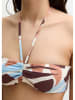 Marc O´Polo Bodywear Biustonosz bikini w kolorze brązowo-błękitno-kremowym