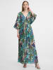 orsay Kleid in Petrol/ Bunt
