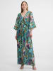 orsay Kleid in Petrol/ Bunt