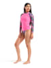 Arena Badeshirt in Pink/ Lila/ Grün