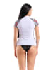 Arena Badeshirt in Weiß/ Bunt