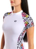 Arena Badeshirt in Weiß/ Bunt