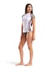 Arena Badeshirt in Weiß/ Bunt