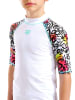Arena Zwemshirt wit/meerkleurig
