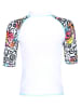 Arena Zwemshirt wit/meerkleurig