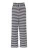 Pieces Stoffhose "Laya" in Schwarz/ Weiß