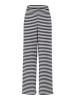 Pieces Stoffhose "Laya" in Schwarz/ Weiß
