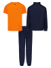 Under Armour Trainingspak donkerblauw/oranje