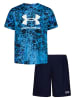 Under Armour Strój sportowy w kolorze niebiesko-granatowym