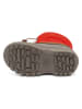 bisgaard Boots in Rot/ Grau