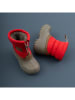 bisgaard Boots in Rot/ Grau