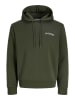 Jack & Jones Hoodie in Khaki