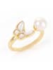 Pierres delicates Vergold. Ring mit Perlmutt