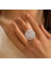 Les Petites Précieuses Rosévergold. Ring mit Edelsteinen