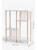 Evila Boekenkast "Peka220" lichtbruin - (B)85 x (H)106 x (D)30 cm