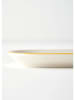 BELLA MAISON Półmisek "Line" w kolorze biało-czarno-żółtym - 18 x 11 cm
