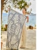 BELLA MAISON Strandtuch "Meet Me" in Blau - (L)160 x (B)90 cm
