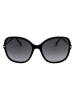 Carolina Herrera Damen-Sonnenbrille in Schwarz/ Dunkelblau