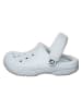 Crocs Clogs "Baya Lined Fuzz Strap" in Hellblau