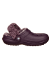 Crocs Chodaki "Classic Fleece Lined" w kolorze fioletowym