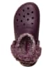 Crocs Clogs "Classic Fleece Lined" in Lila