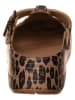 Crocs Clogs "Mary Jane Animal" lichtbruin