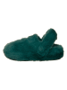 Crocs Kapcie "Classic Cozzzy Luxe" w kolorze turkusowym