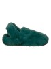 Crocs Hausschuhe "Classic Cozzzy Luxe" in Türkis