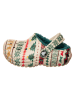 Crocs Chodaki "Lined Fair Isle" w kolorze beżowym