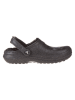 Crocs Clogs "Classic Fuzz Lined Glitter" in Schwarz