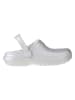 Crocs Clogs "Classic Fuzz Lined Glitter" zilverkleurig