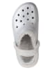 Crocs Clogs "Classic Fuzz Lined Glitter" zilverkleurig